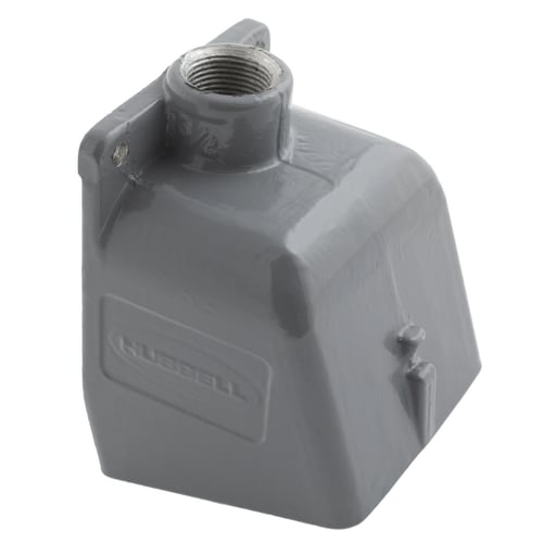 Hubbell Wiring Device - Hubbell BB1002W 2 Inch Metallic 15 Degrees Watertight IEC Pin and Sleeve Back Box