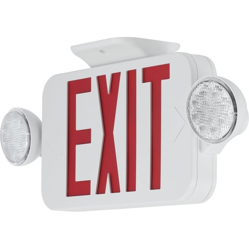 Progress Lighting - PROG PECUEUR30RC LED COMBO EXIT/LIGHT REMOTE CAPABLE RED 6