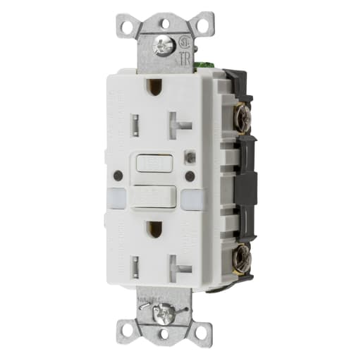 Hubbell Wiring Device - HWDK GFTRST20WNL 20A COMM SELF TEST