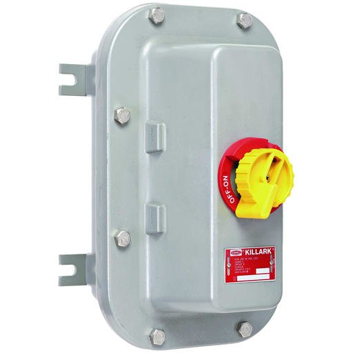 Killark - Killark B7NFD26A B7NFD Series - Aluminum Feed-Thru Compact Non-Fused Disconnect Switch Enclosure with ABB Switch - 60A/3P/600VAC/40HP Max