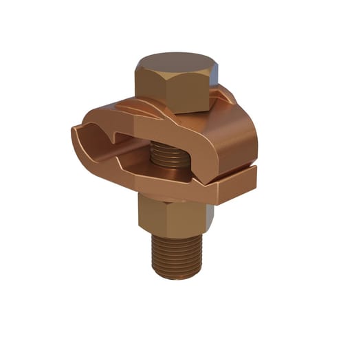 Burndy - Burndy GB29 Mechanical Grounding Connector, Cable to 1/4" Thick Bar, 2/0 AWG (Sol) -250 kcmil, 1/2" Stud, 2" Width
