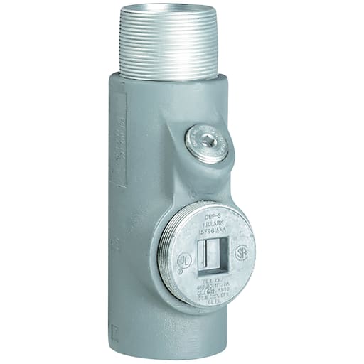 Killark - Hubbell Electrical Systems ENY-5-T KILLARK 1-1/2 Inch Aluminum Seal Fitting with Nipple