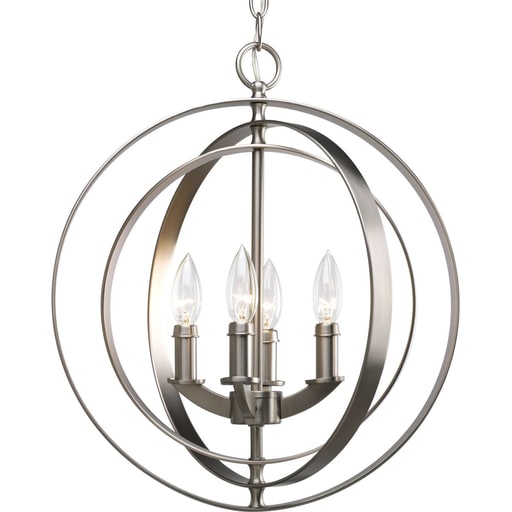 Progress Lighting - Progress P3827-126 Equinox Collection Four-Light Foyer Pendant