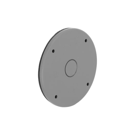 Taymac / Hubbell - Bell PBC300GY Round Weatherproof Cover, Plastic, Blank, Gray