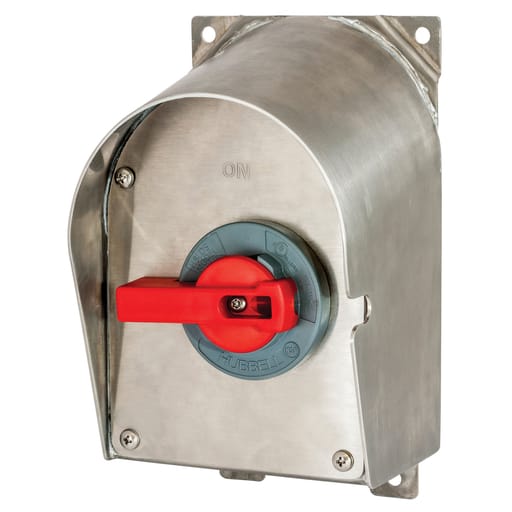Hubbell Wiring Device - Hubbell HBLDS6SSR 60 Amp Stainless Steel Unfused Disconnect Switch Enclosure