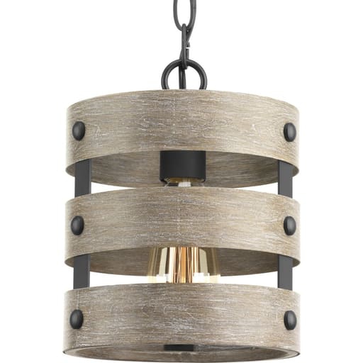 Progress Lighting - Progress P500022-143 Gulliver Collection One-Light Graphite Coastal Pendant Light