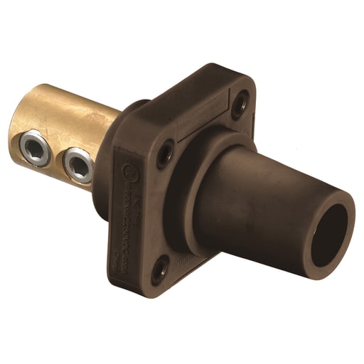 Hubbell Wiring Device - Hubbell HBLFRBN Single Pole, 300/400A FeMale Receptacle, SCREW, BR
