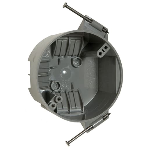 Raco Manufacturing - Raco 7824RAC 4" Round Nonmetallic Ceiling Cable Box, 2-3/8" Deep