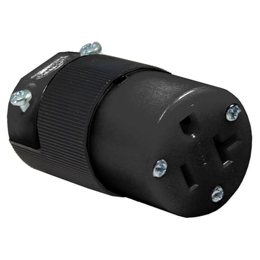 Hubbell Wiring Device - Hubbell HBL5369EBKCONN, 20A 125V, 5-15R, 12/3 SO
