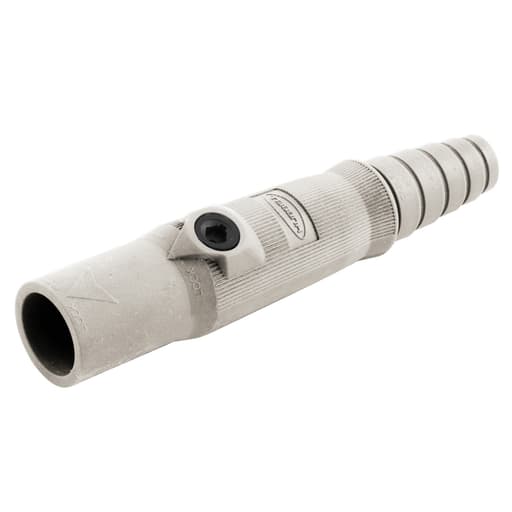 Hubbell Wiring Device - Hubbell HBL15MW SINGLE POLE SER 15 Male Plug, 150A, WH