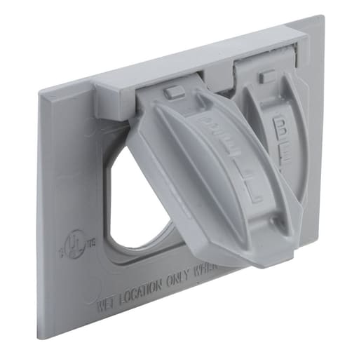 Raco Manufacturing - RACO 5180-5 1G HORIZ WP COVER DUPLE