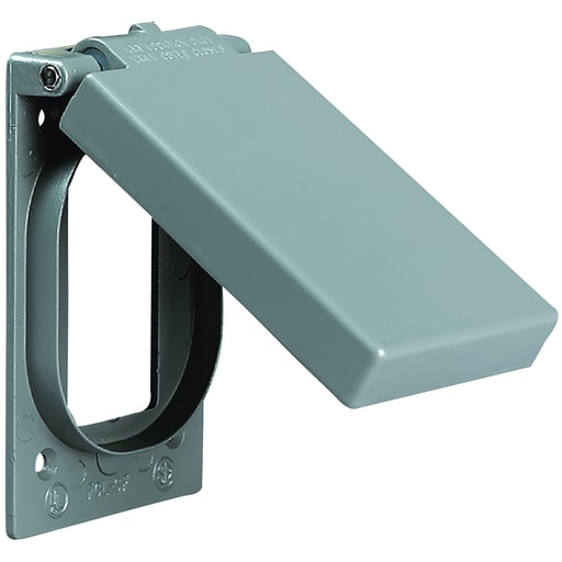 Killark - Killark FCL-GF 1-Gang Device Cover w/Gasket, fits Most Mfrs GFI Devices