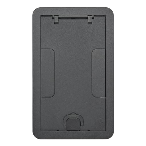 Hubbell Wiring Device - Hubbell 24GCCVRBK CFB2G & CFB4G Rectangular Series, Surface Cover Assembly, Black Powder Paint Finish