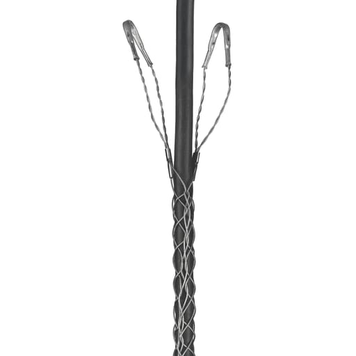 Hubbell Wiring Device - Hubbell / Kellems 02402009 Standard Support Grip, Double Eye, Stainless Steel, 2.00-2.49"
