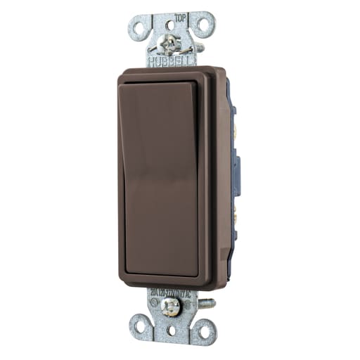 Hubbell Wiring Device - Hubbell DS420 SWITCH, DECO SER, 4W, 20A 120/277V, BR