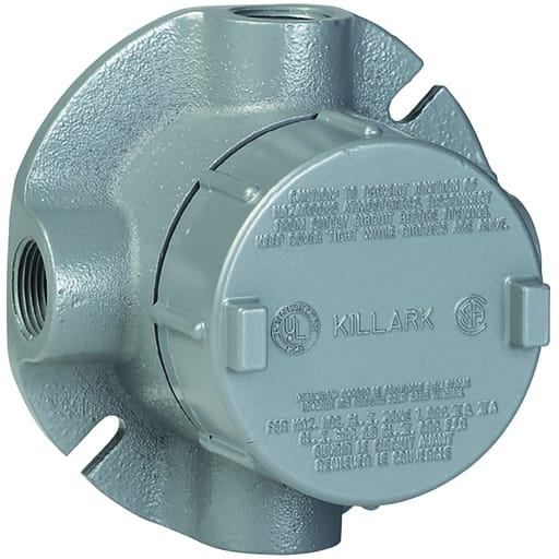 Killark - Killark GECXTF-2 3/4" GEC Outlet Body XTF Type, Aluminum