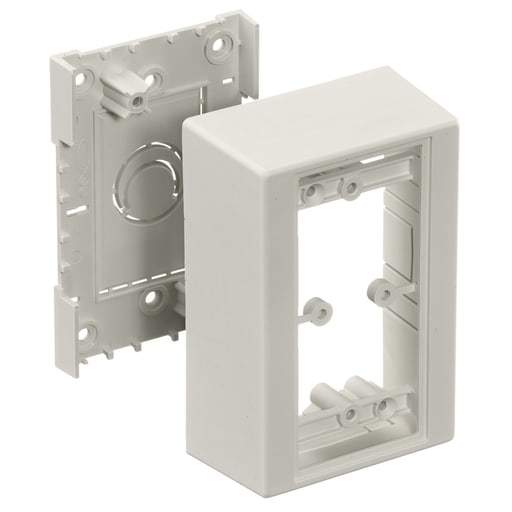 Hubbell Wiring Device - Hubbell PDB12S POLYTRAK BOX, 1-G, 1.78"D STD