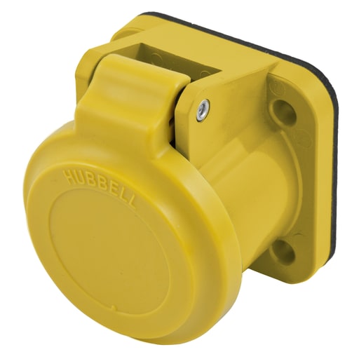 Hubbell Wiring Device - Hubbell HBLNCAY Single Pole, NON-MET COVER, YEL