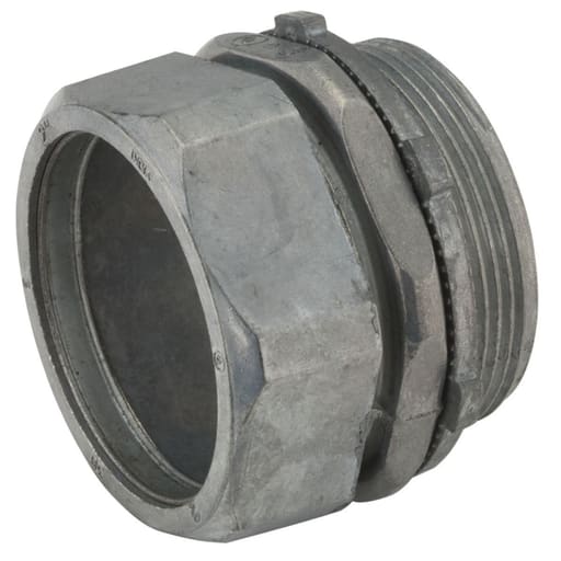 Raco Manufacturing - Raco 2842 3" EMT Compression Connector, Uninsulated, Die Cast