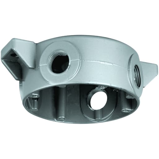 Killark - Killark VBC-1 V Series - V Splice Box - Ceiling Mount With Three Close-Up Plugs - Hub Size 1/2 In