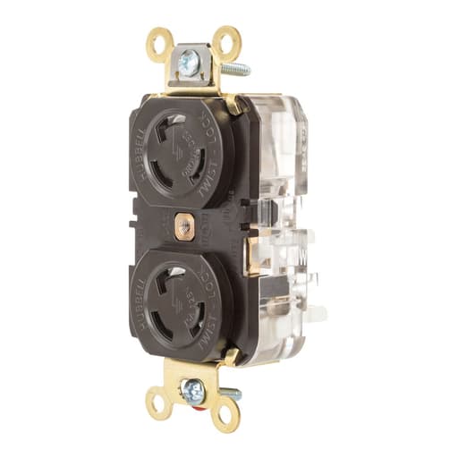 Hubbell Wiring Device - HCI HBL4700ST LKG DUP RCPT, 15A 125