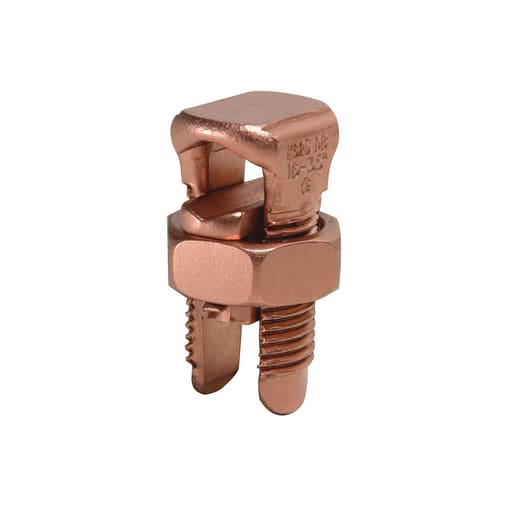 Burndy - Burndy KS25 Copper Split Bolt, Cu: 4 AWG-1/0 AWG (Str) (Run & Tap)