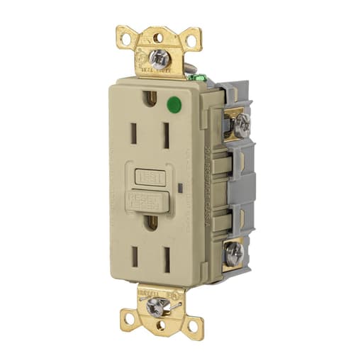 Hubbell Wiring Device - HWDK GFR82I 15A 125VAC COMM HG GFR