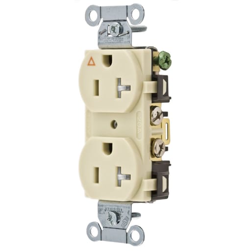 Hubbell Wiring Device - HCI IG5352ITR COMM 20A SIDE & BACK