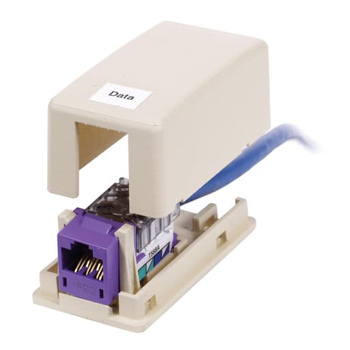 Hubbell Wiring Device - HPW HSB1OW HOUSING, SURFACE MOUNT,1