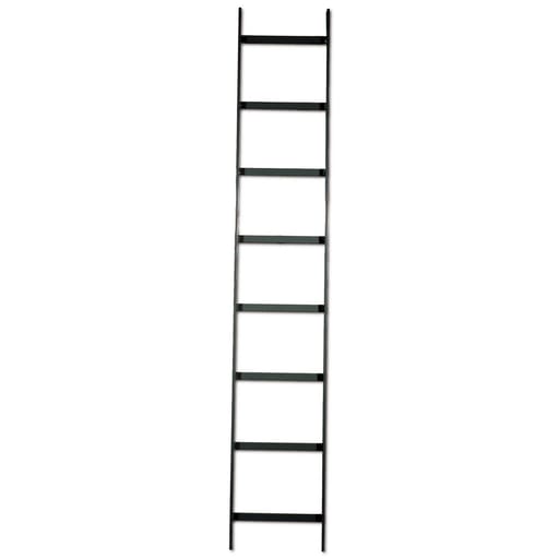 Hubbell Wiring Device - Hubbell Wiring Devices HLS1012B 10 Foot x 12 Inch Black Straight Section Ladder Tray