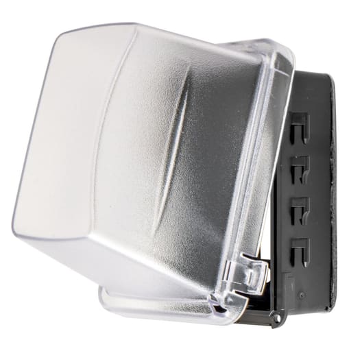 Hubbell Wiring Device - Hubbell RW57350 WP HOOD, 1G VERT DEEP, GY