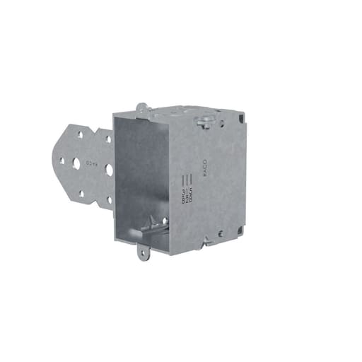 Raco Manufacturing - RACO 529 2 x 3 x 2-1/2 Inch 12.5 In. Pre-Galvanized Steel LB Bracket Mount Gangable Switch Box