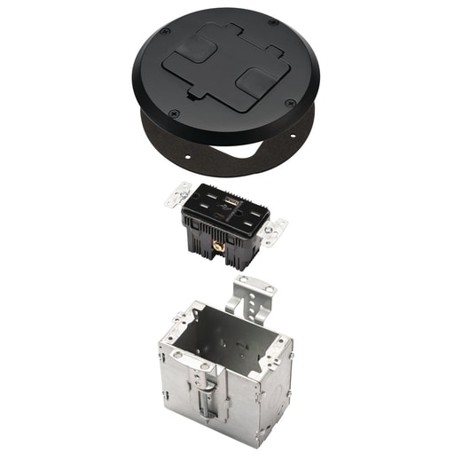 Raco Manufacturing - RACO 6239ACBK Floor Box Kit with US
