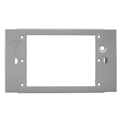 Hubbell Wiring Device - HWDK HBL4747CVMGY RACEWAY, PLT, 1G