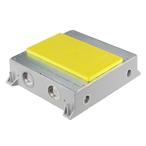Hubbell Wiring Device - HCI CFB4G30CI REC CFB, 4 GANG, 3.25