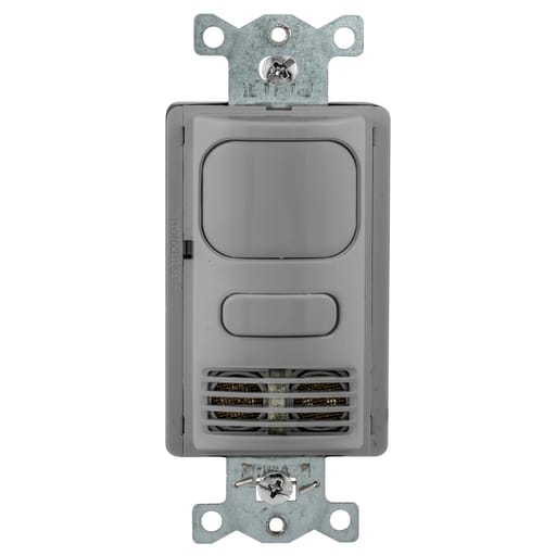 Hubbell Wiring Device - Hubbell AD2000GY1 WALL SW, VAC/OCC, DT, 1R, 120/277V, GY