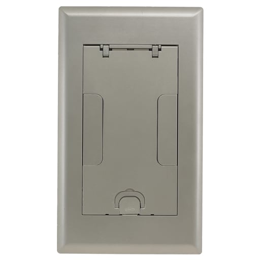 Hubbell Wiring Device - HCI 2GAFBCVRNK 2G AFB CVR, FLUSH, N