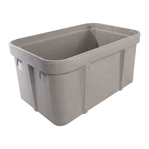 Quazite - Quazite PG1118BA18 11 x 18 x 18 Inch Gray Polymer Concrete 22-Tier Rectangular Stackable Box
