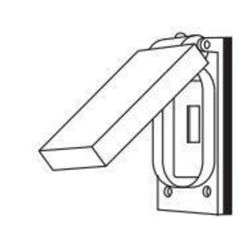 Killark - Killark FCLT FZ/FCL-GF/FST Series Fittings - Standard And Hostile Locations - Cast Device Covers - Single Gang with Gaskets Included - Toggle Switch