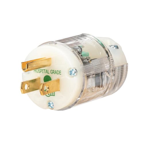 Hubbell Wiring Device - HCI HBL8215CTST PLUG, HG, 15A 125V,