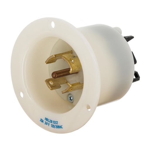 Hubbell Wiring Device - HWDK HBL2815ST LKG FLG-INLT, 30A 12