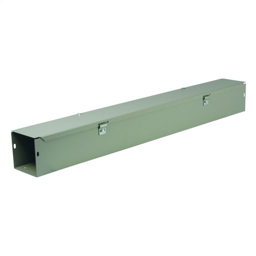 Wiegmann - Wiegmann HS664NK 48 x 6 x 6 Inch NEMA 1 Gray 16 Gauge Steel No Knockout Lay-In Wireway