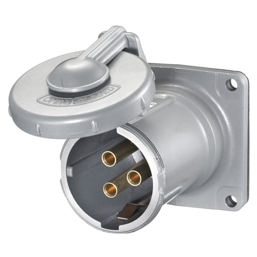 Hubbell Wiring Device - Hubbell HBL4100RS1WR PS, INS, Receptacle, 3P4W, 100A 600V, S1 REV