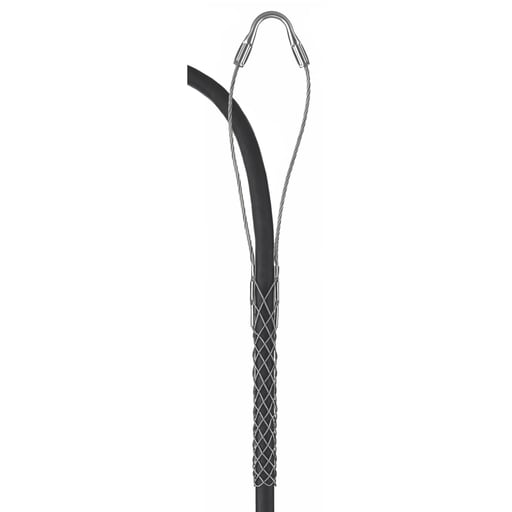 Hubbell Wiring Device - Hubbell / Kellems 022291005 Fiber Optic Support Grip, Single Eye, Closed Mesh, Single Weave, Tin-Coated Bronze, 0.56"-0.71"