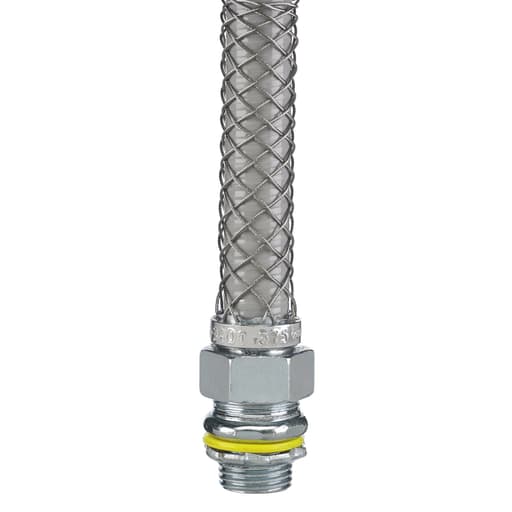 Hubbell Wiring Device - Hubbell / Kellems 074093403 Liquidtight System, Straight, 3/4" Non-Insulated with Mesh