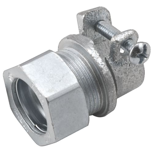 Raco Manufacturing - Raco 1941 3/8" Flex to 1/2" EMT Squeeze/Compression Coupling