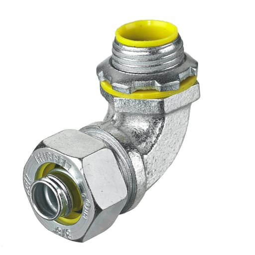 Hubbell Wiring Device - HWDK H03891 90 DEG MALE L/T CONN, 3
