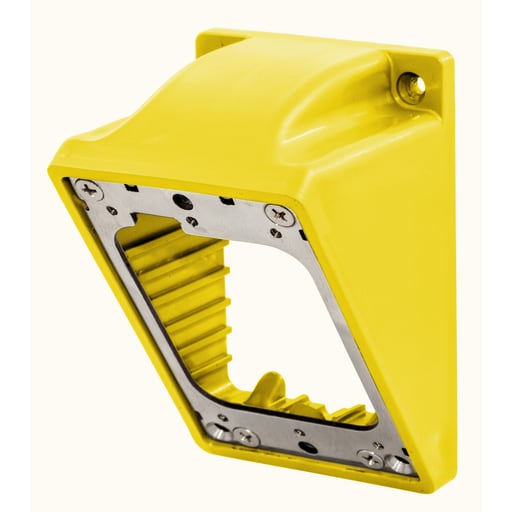 Hubbell Wiring Device - Hubbell HBL60CM55 WATERTIGHT ANG ADAPTER, YELLOW