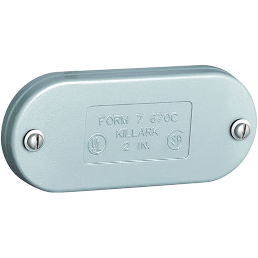 Killark - Killark 270CSA 3/4" Cast Aluminum Form 7 Conduit Cover