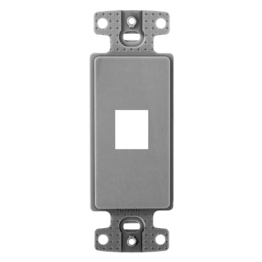 Hubbell Wiring Device - HPW NS611GY PLATE, DECORATOR KEYSTO